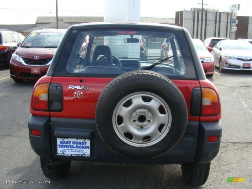 1997 RAV4  - Bright Red / Gray photo #5