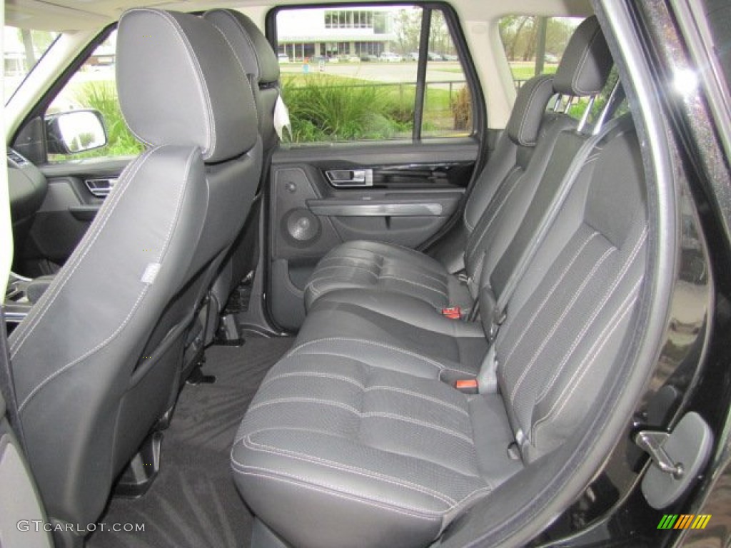 2010 Land Rover Range Rover Sport Supercharged Rear Seat Photo #77609144