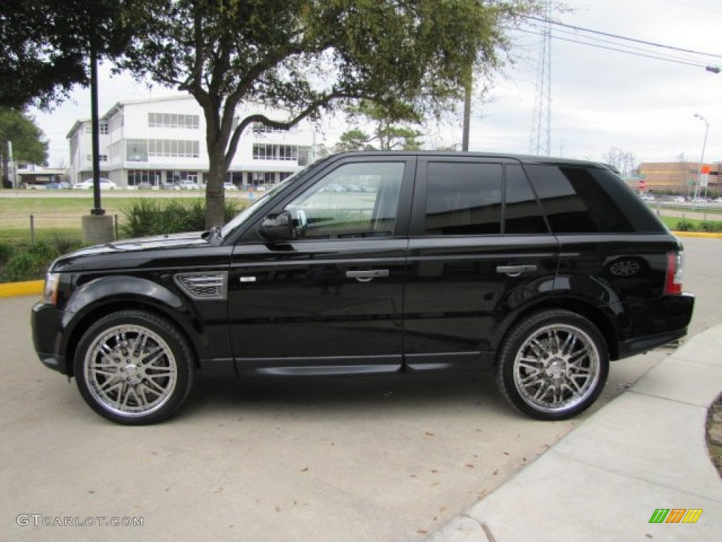 Santorini Black 2010 Land Rover Range Rover Sport Supercharged Exterior Photo #77609184