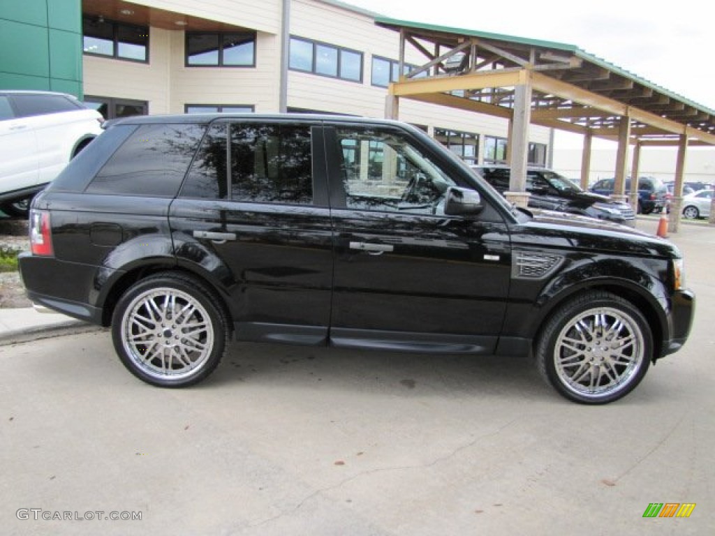 Santorini Black 2010 Land Rover Range Rover Sport Supercharged Exterior Photo #77609224