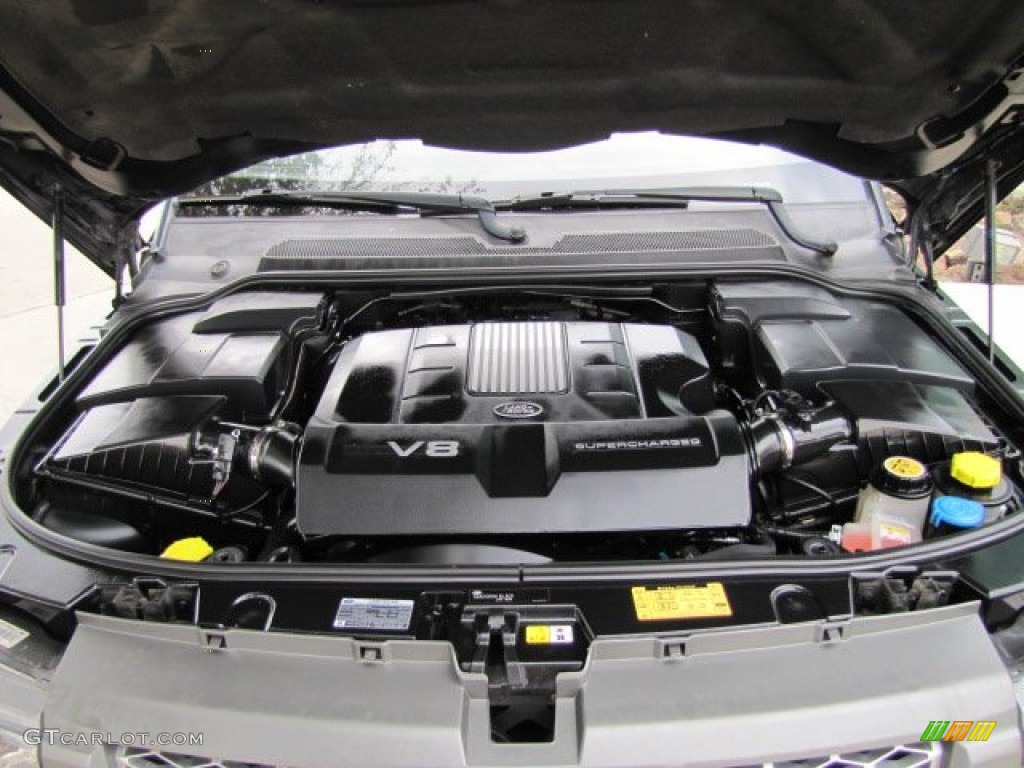 2010 Land Rover Range Rover Sport Supercharged 5.0 Liter DI LR-V8 Supercharged DOHC 32-Valve DIVCT V8 Engine Photo #77609589