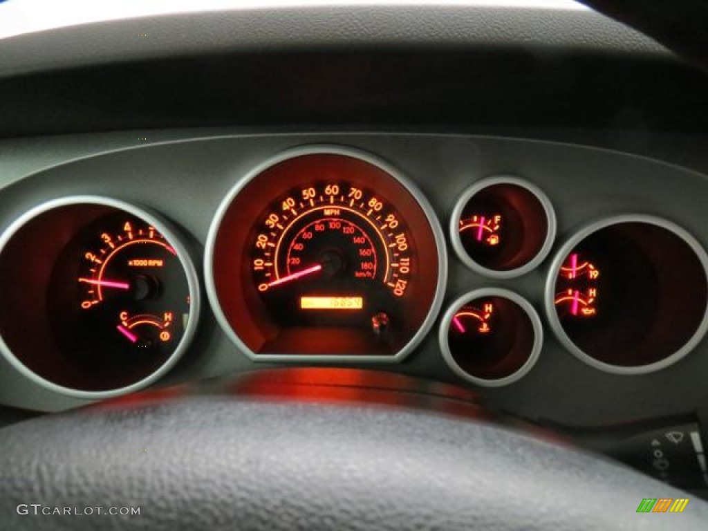 2011 Tundra TRD Double Cab - Super White / Graphite Gray photo #13