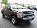 2008 Dark Cherry Metallic Chevrolet Silverado 1500 LT Crew Cab 4x4  photo #4