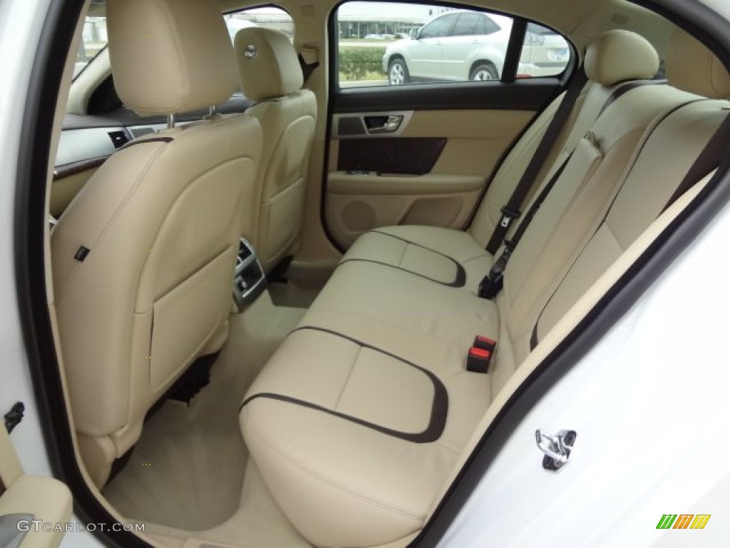 Barley/Truffle Interior 2013 Jaguar XF I4 T Photo #77610551