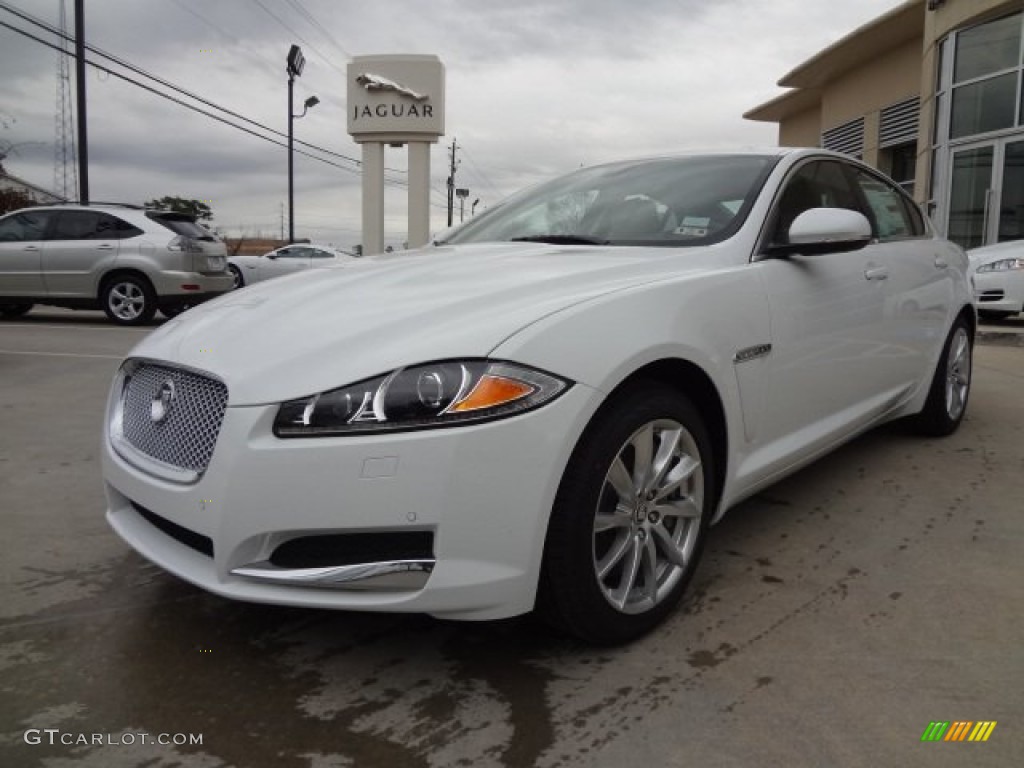 Polaris White 2013 Jaguar XF I4 T Exterior Photo #77610558
