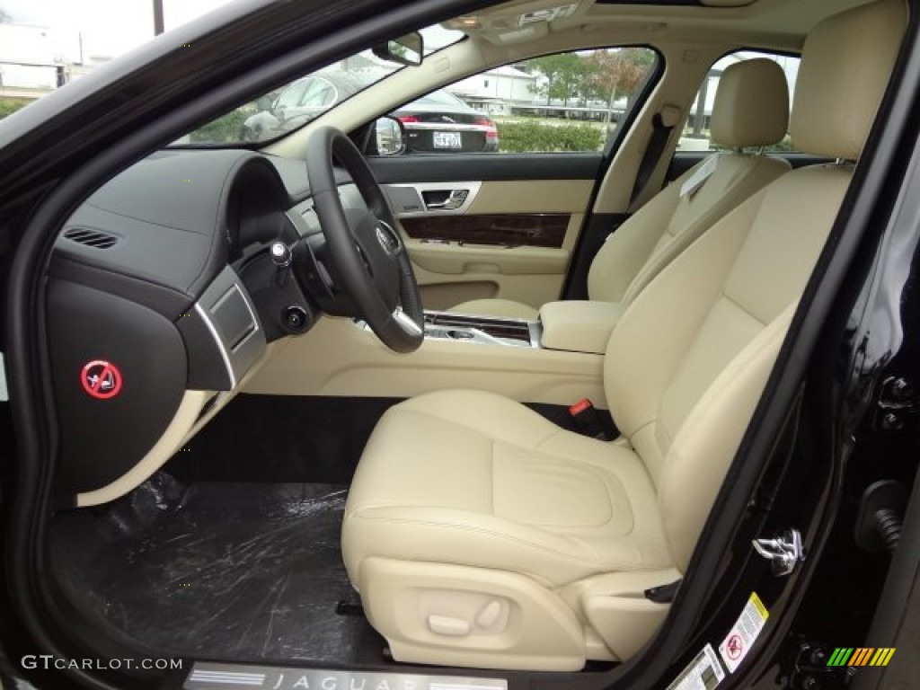 Barley/Warm Charcoal Interior 2013 Jaguar XF I4 T Photo #77610684