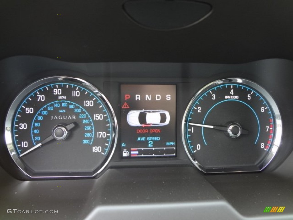 2013 Jaguar XF I4 T Gauges Photo #77610756