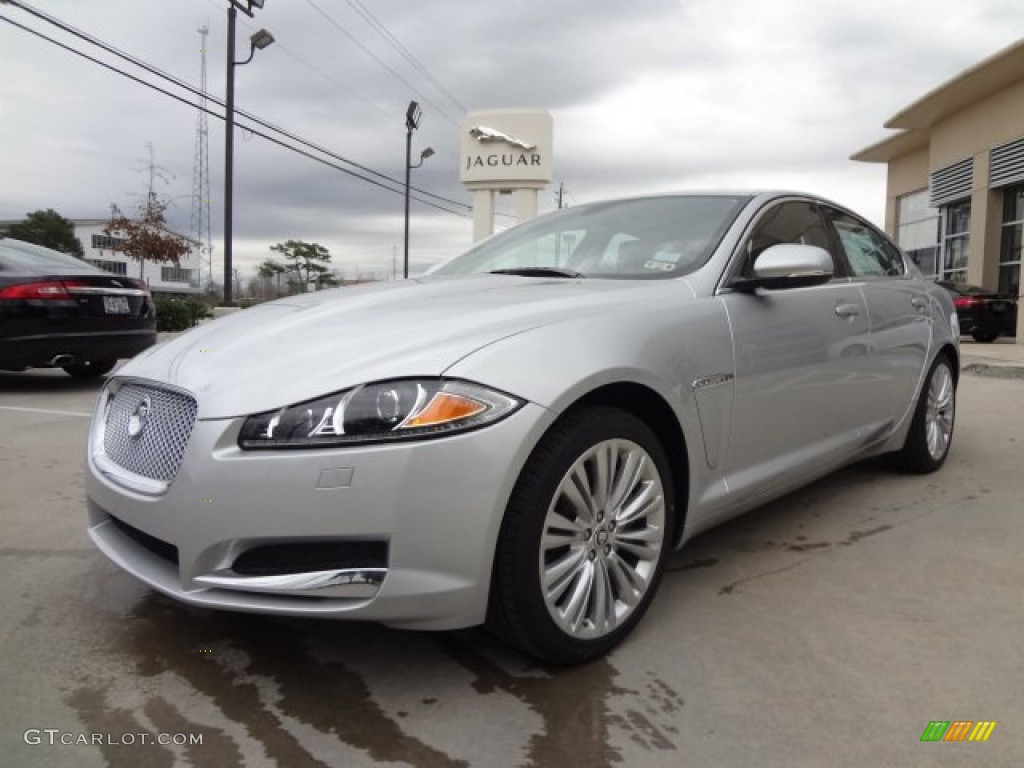 Rhodium Silver Metallic 2013 Jaguar XF I4 T Exterior Photo #77610786