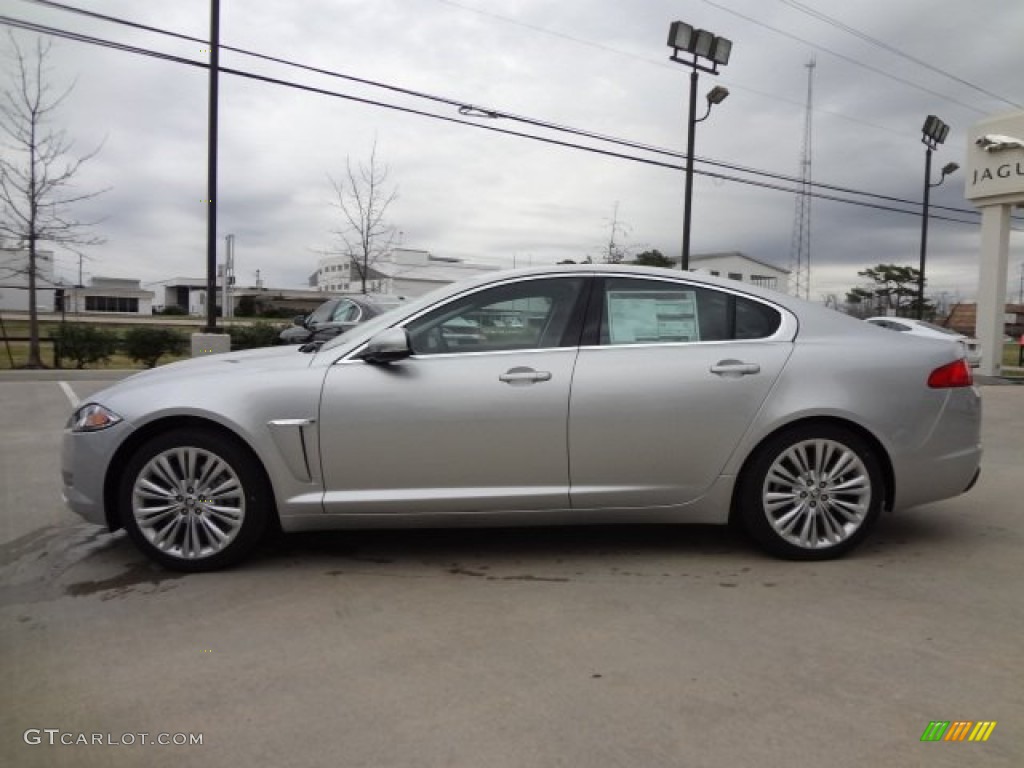 Rhodium Silver Metallic 2013 Jaguar XF I4 T Exterior Photo #77610792