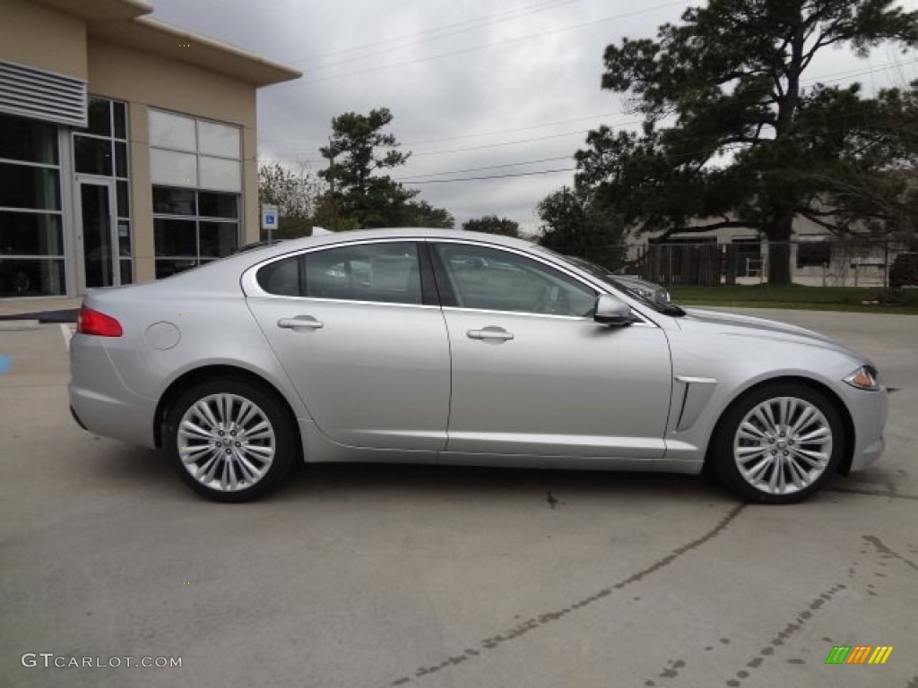 Rhodium Silver Metallic 2013 Jaguar XF I4 T Exterior Photo #77610804