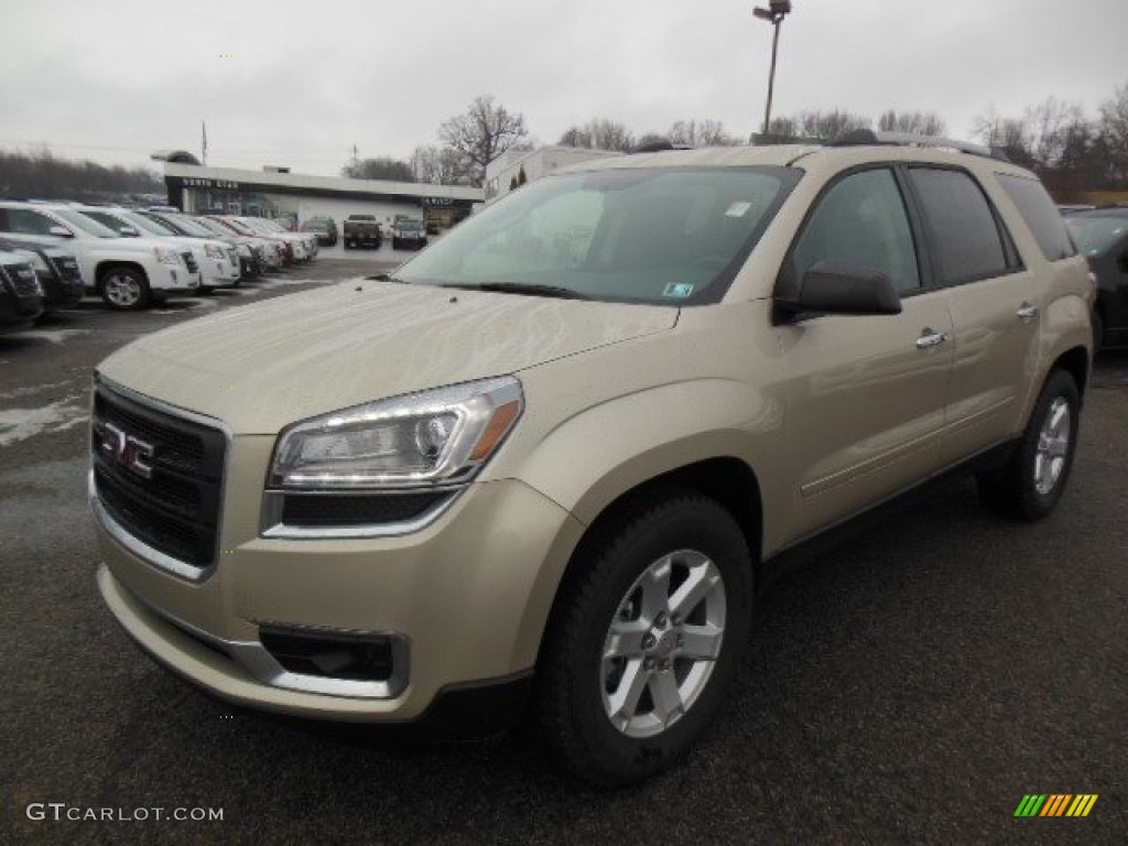 Champagne Silver Metallic 2013 GMC Acadia SLE AWD Exterior Photo #77611472