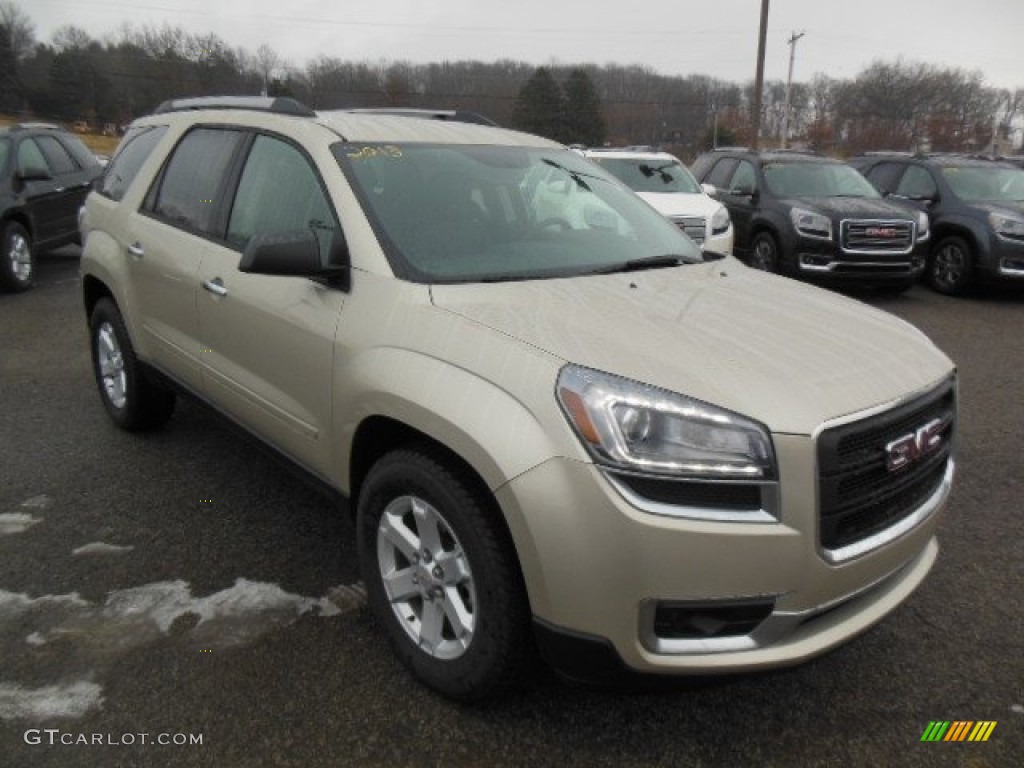 Champagne Silver Metallic 2013 GMC Acadia SLE AWD Exterior Photo #77611514