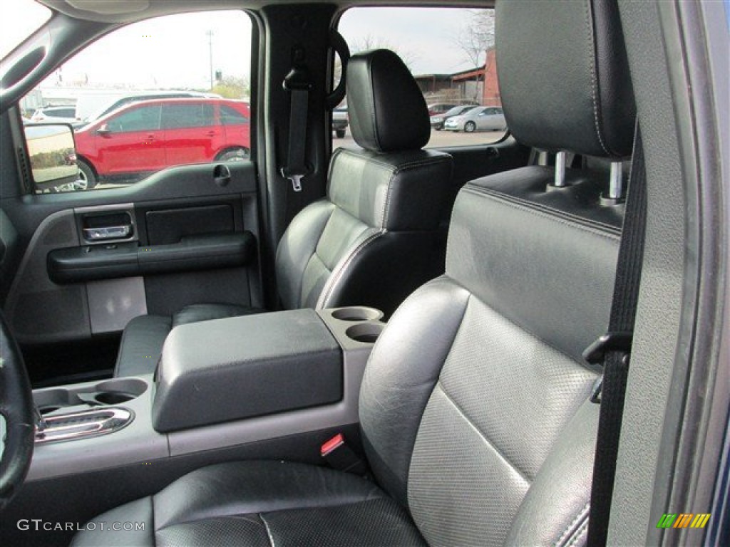 Black Interior 2007 Ford F150 FX4 SuperCrew 4x4 Photo #77611697