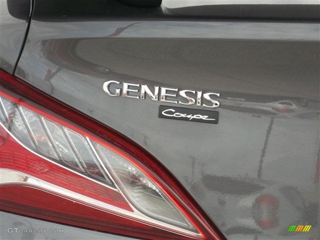 2013 Genesis Coupe 2.0T R-Spec - Gran Premio Gray / Red Leather/Red Cloth photo #5