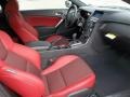 Red Leather/Red Cloth Front Seat Photo for 2013 Hyundai Genesis Coupe #77612171