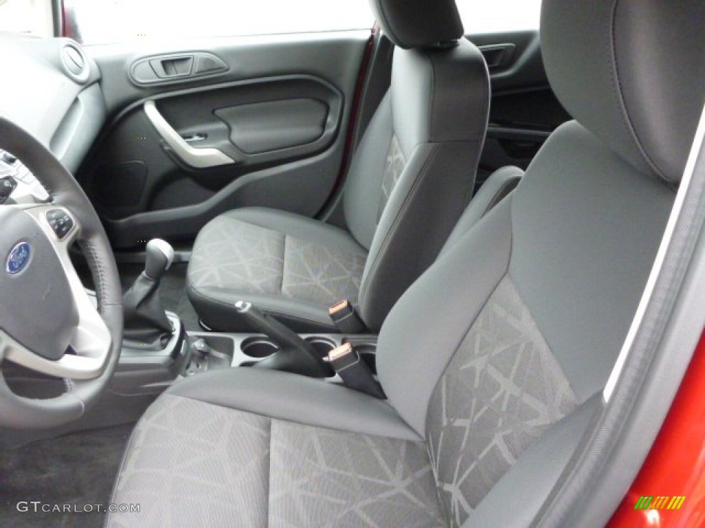 2013 Fiesta SE Hatchback - Ruby Red / Charcoal Black photo #8