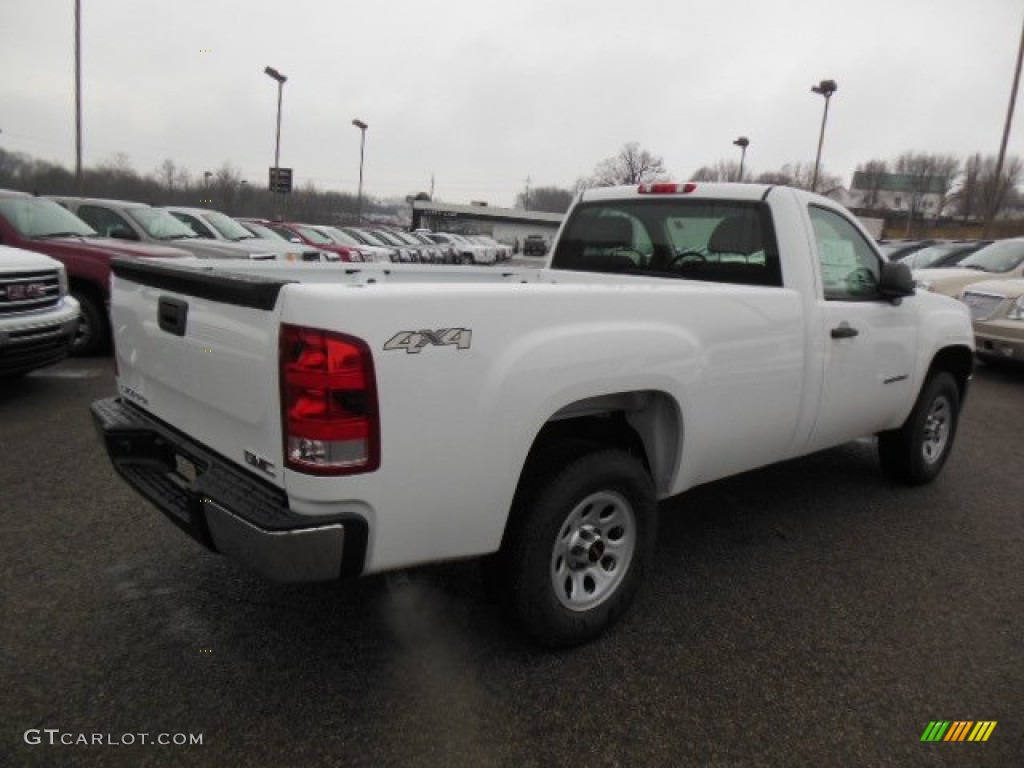 2013 Sierra 1500 Regular Cab 4x4 - Summit White / Dark Titanium photo #6