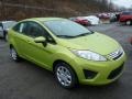 2013 Lime Squeeze Ford Fiesta SE Sedan  photo #1