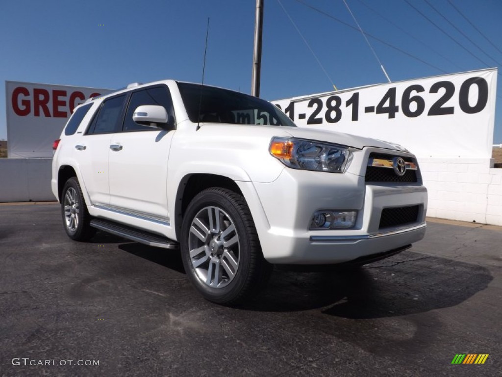 2013 4Runner Limited - Blizzard White Pearl / Sand Beige Leather photo #1