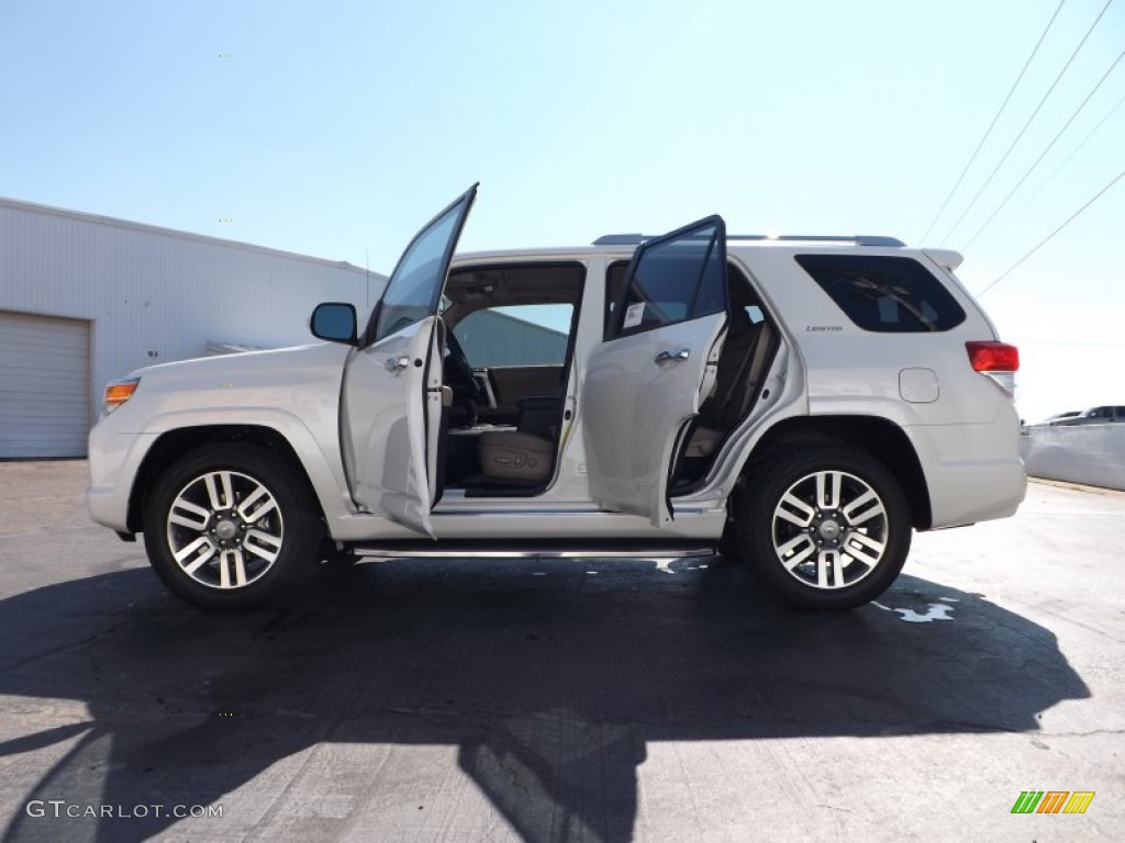 2013 4Runner Limited - Blizzard White Pearl / Sand Beige Leather photo #5