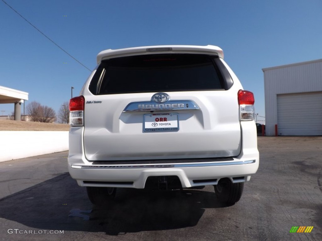 2013 4Runner Limited - Blizzard White Pearl / Sand Beige Leather photo #7