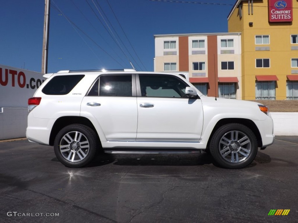 2013 4Runner Limited - Blizzard White Pearl / Sand Beige Leather photo #9