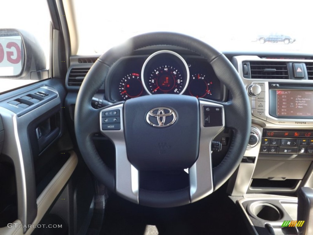 2013 4Runner Limited - Blizzard White Pearl / Sand Beige Leather photo #11