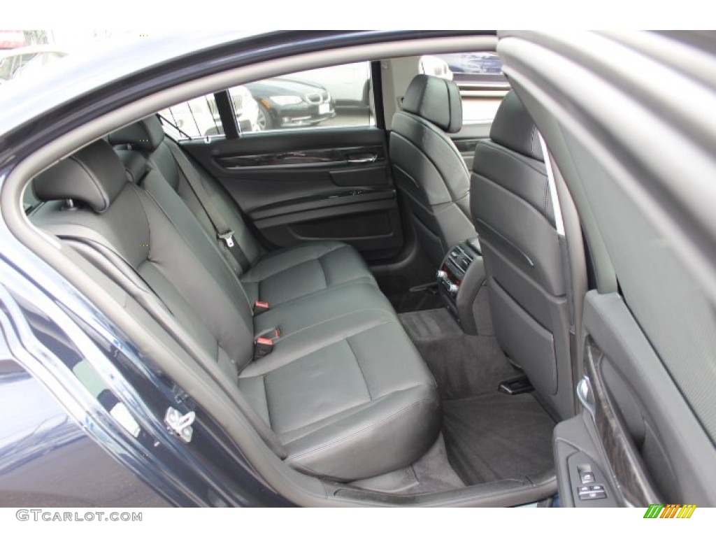 2012 BMW 7 Series 750i xDrive Sedan Rear Seat Photo #77613447
