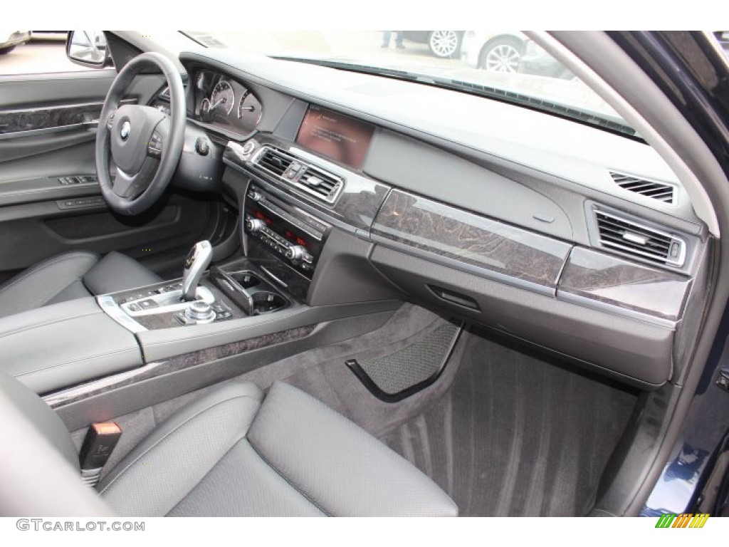 2012 BMW 7 Series 750i xDrive Sedan Black Dashboard Photo #77613482
