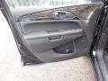 2013 Buick Enclave Ebony Leather Interior Door Panel Photo