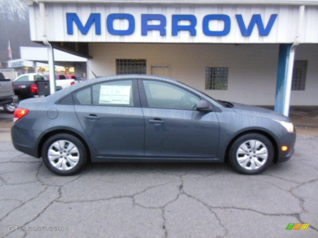 2013 Cruze LS - Cyber Gray Metallic / Jet Black/Medium Titanium photo #1