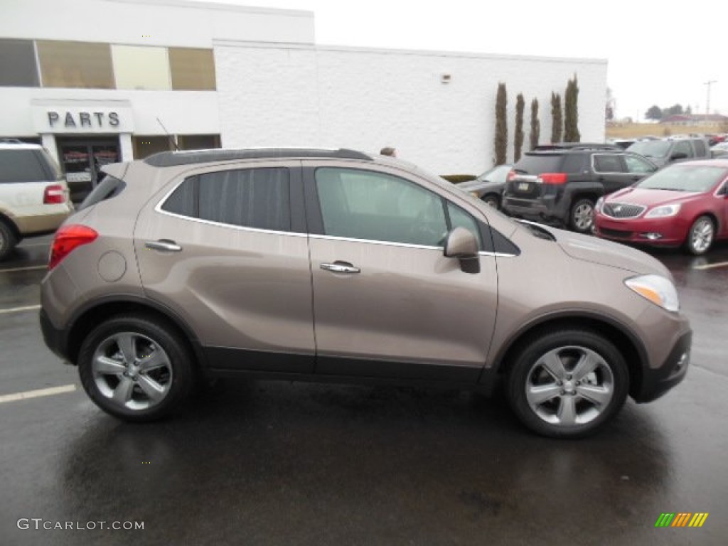 Cocoa Silver Metallic 2013 Buick Encore Convenience Exterior Photo #77613848