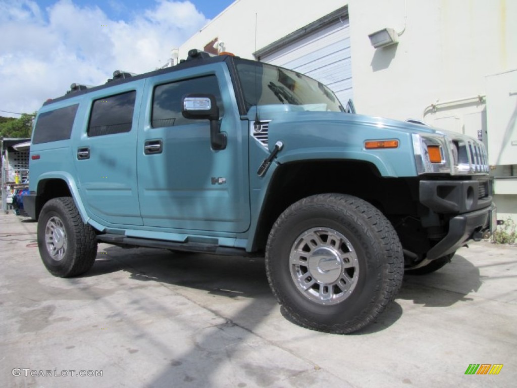 Slate Blue Metallic Hummer H2