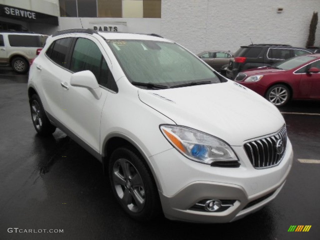 White Pearl Tricoat 2013 Buick Encore Convenience AWD Exterior Photo #77614166