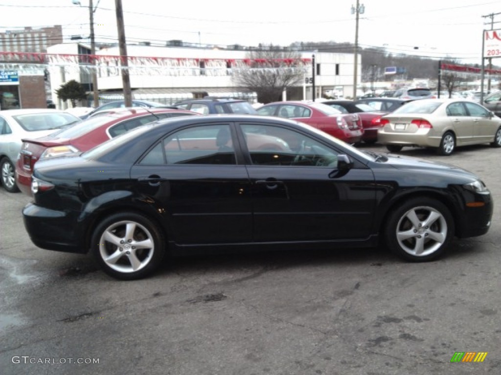 Onyx Black 2007 Mazda MAZDA6 i Sport Sedan Exterior Photo #77614775