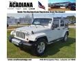 Stone White 2010 Jeep Wrangler Unlimited Sahara