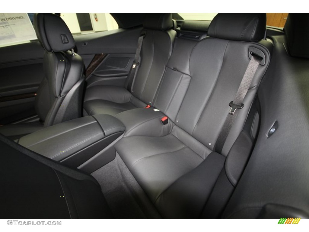 Black Interior 2013 BMW 6 Series 640i Convertible Photo #77616228