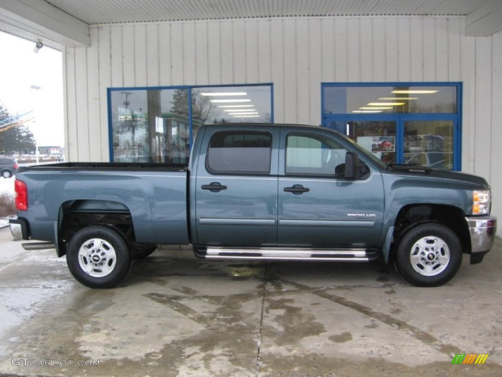 Blue Granite Metallic 2012 Chevrolet Silverado 2500HD LT Crew Cab Exterior Photo #77616719