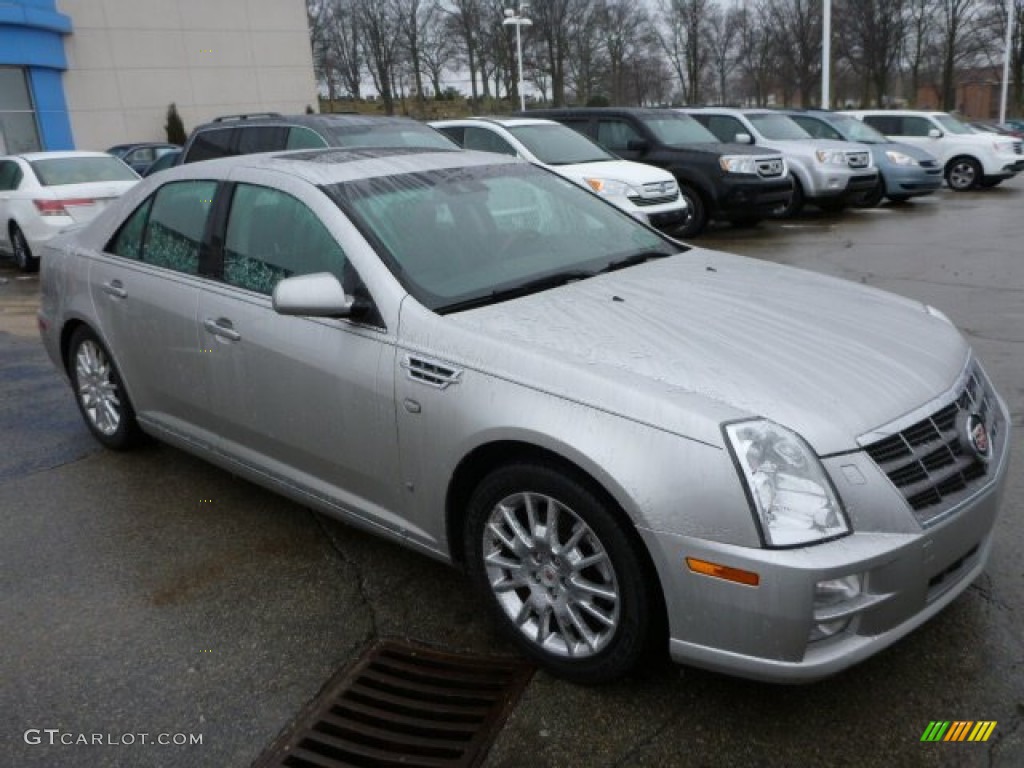 Light Platinum 2008 Cadillac STS 4 V8 AWD Exterior Photo #77616928