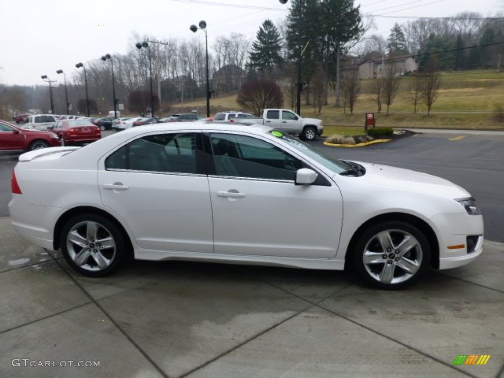 White Platinum Tri-Coat 2011 Ford Fusion Sport AWD Exterior Photo #77616985
