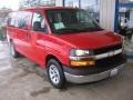 Victory Red 2013 Chevrolet Express LT 1500 AWD Passenger Van