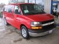 2013 Victory Red Chevrolet Express LT 1500 AWD Passenger Van  photo #1