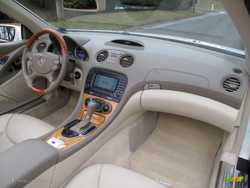 2007 SL 550 Roadster - Alabaster White / Stone photo #16