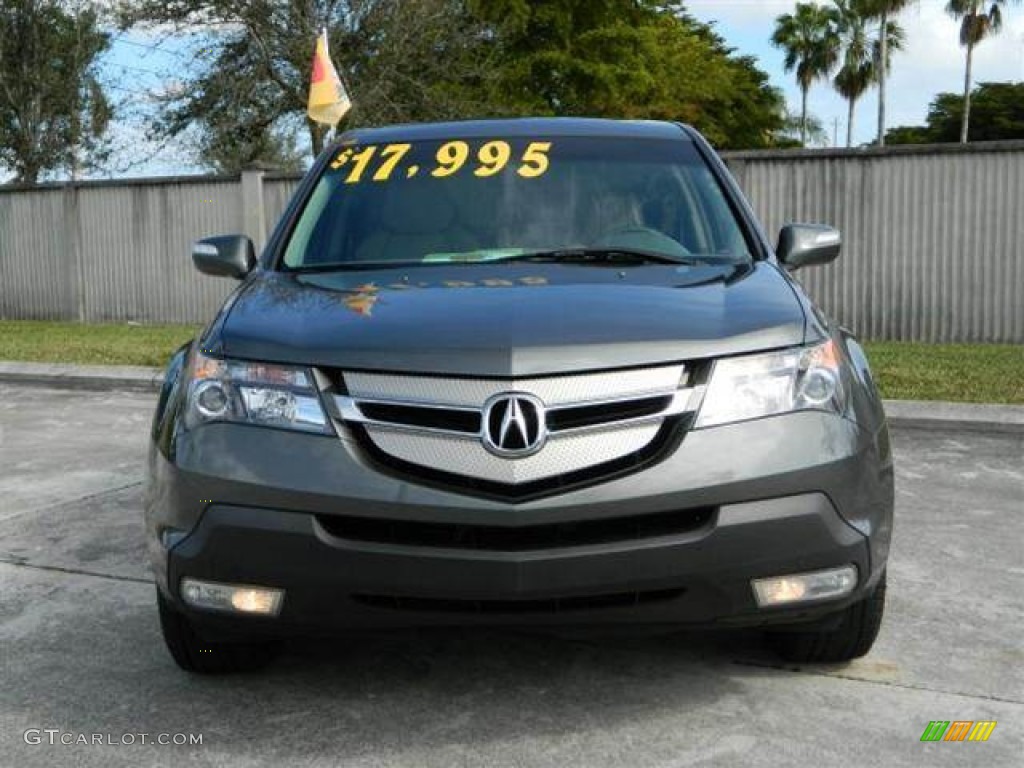 2007 MDX  - Nimbus Gray Metallic / Parchment photo #8