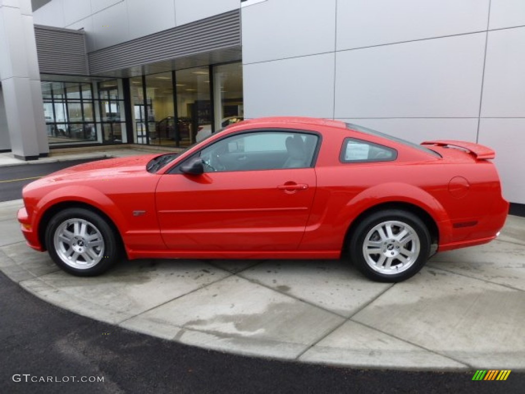 2007 Mustang GT Premium Coupe - Torch Red / Light Graphite photo #2