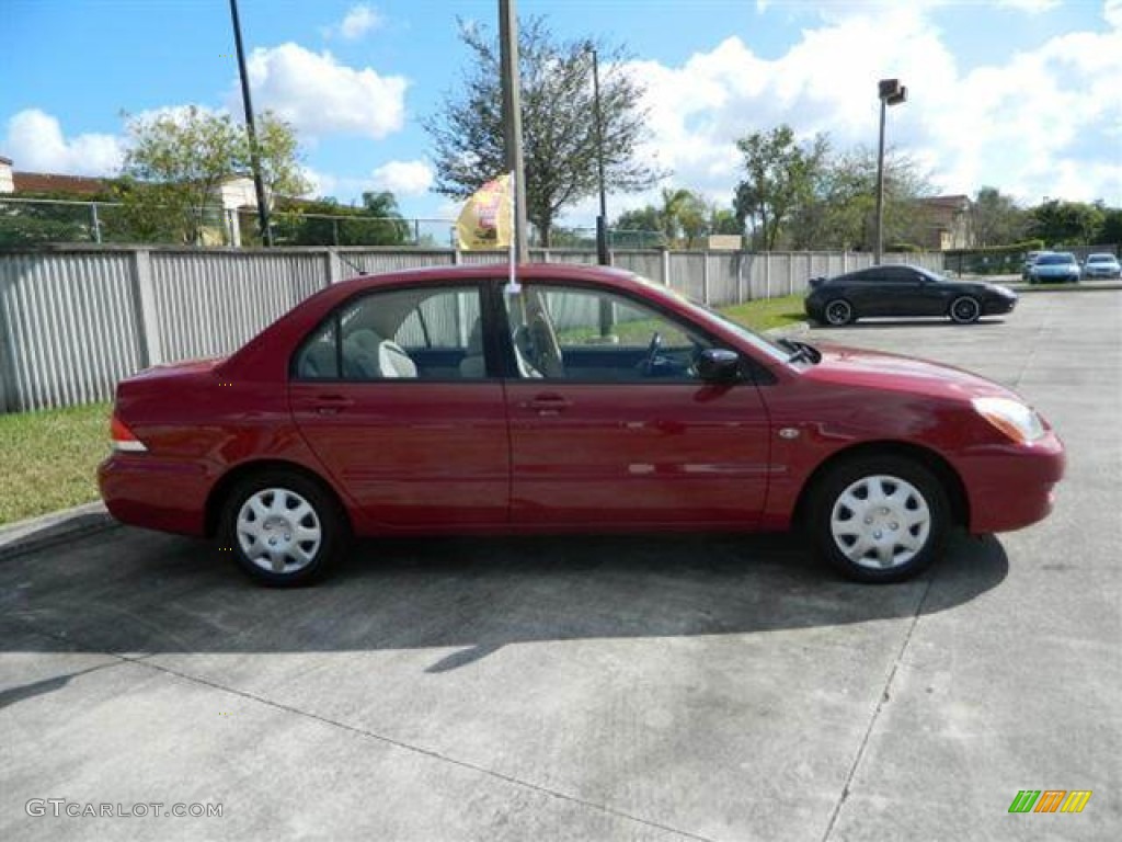 2004 Lancer ES - Phoenix Red / Gray photo #2