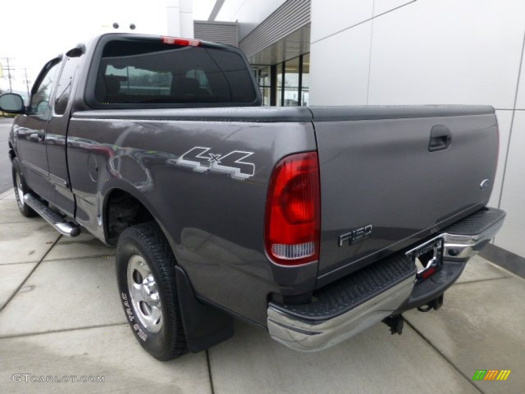 2004 F150 XLT Heritage SuperCab 4x4 - Dark Shadow Grey Metallic / Heritage Graphite Grey photo #3