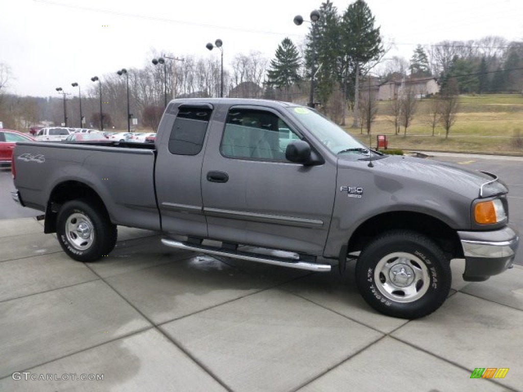 2004 F150 XLT Heritage SuperCab 4x4 - Dark Shadow Grey Metallic / Heritage Graphite Grey photo #5