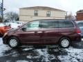 2010 Dark Cherry Pearl Honda Odyssey LX  photo #2