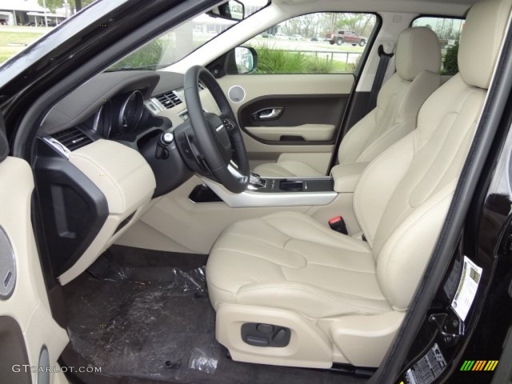 Almond/Espresso Interior 2013 Land Rover Range Rover Evoque Pure Photo #77620328